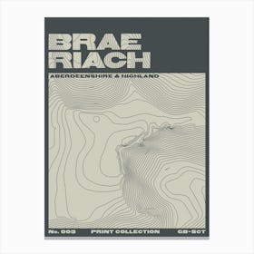 Braeriach - Scottish Munro Mountain Canvas Print