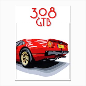 Ferrari 308 Gtb Canvas Print