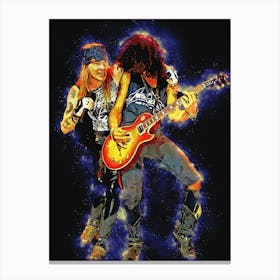 Spirit Of Axl Roses & Slash Canvas Print