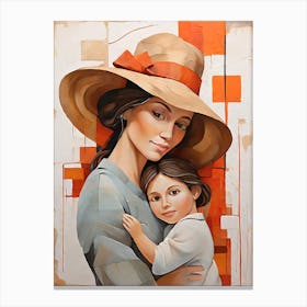 Mother And Child 1 Canvas Print