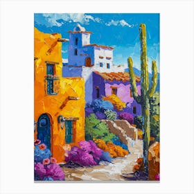 mexico acrylic painting Canvas Print