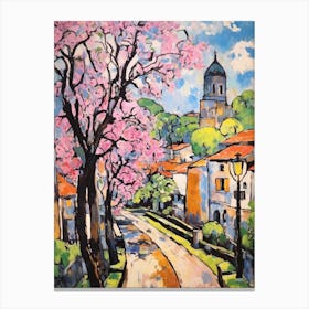 Lucca Italy 3 Fauvist Painting Canvas Print