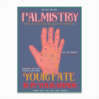 Palmistry Canvas Print