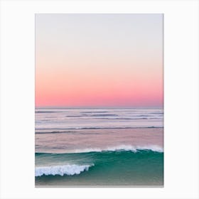 Lorne Beach, Australia Pink Photography 2 Canvas Print