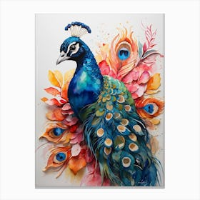 Peacock 4 Canvas Print