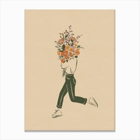 Flower Girl Canvas Print