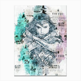 Wonder Woman 1 Canvas Print