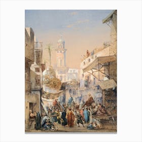 Moumayed Sultan Mosque, Louis Amable Crapelet Canvas Print