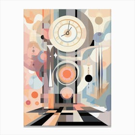 Time Abstract Geometric Illustration 15 Canvas Print