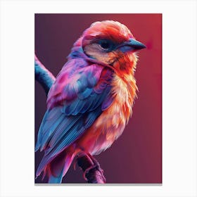 Colorful Bird 15 Canvas Print