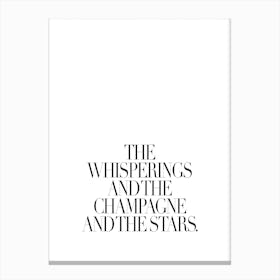 The Whisperings Canvas Print