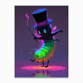 Bug In A Hat Canvas Print