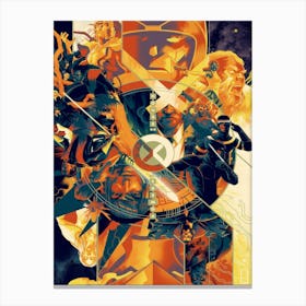 X-Men Movie And FIlm Canvas Print