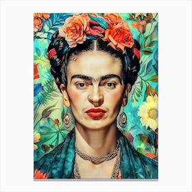 Frida Kahlo 1 Canvas Print