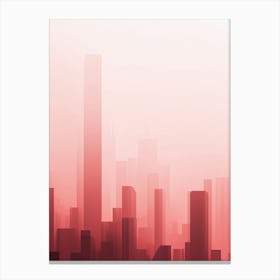 Abstract City Skyline Leinwandbild