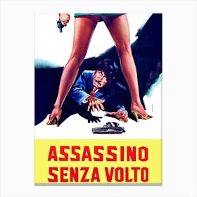 Killer Without A Face, (Assassino Senza Volto), 1968, Italy Canvas Print