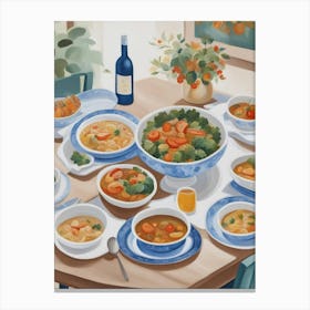 Chinese Soup Canvas Print