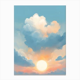 Sunset Painting 6 Canvas Print
