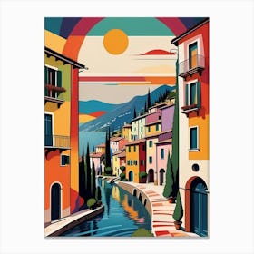 City In Italy Canvas Print