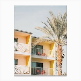 Palm Springs Hotel Canvas Print