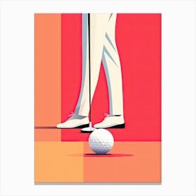 Golfer 1 Canvas Print