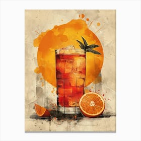 Orange Iced Tea 11 Canvas Print