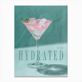 Stay hydrated 1 Canvas Print