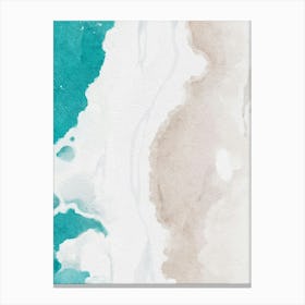 Abstract Watercolor Painting Canvas Print