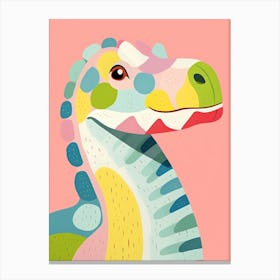 Colourful Dinosaur Iguanodon 3 Canvas Print