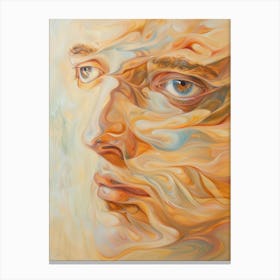 Abstract Of A Face 4 Canvas Print