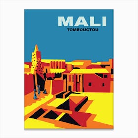 Mali Tomboctou City Canvas Print