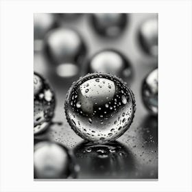 Water Droplets 1 Canvas Print