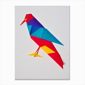Dove Origami Bird Canvas Print