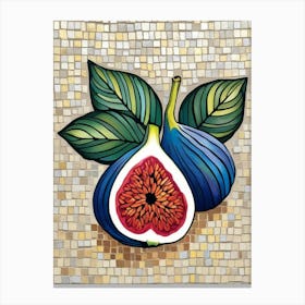 Mosaic Figs Canvas Print