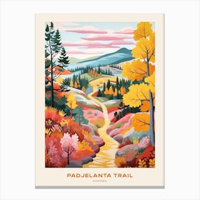 Padjelanta Trail Sweden 3 Hike Poster Canvas Print