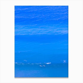 Blue Surf Canvas Print