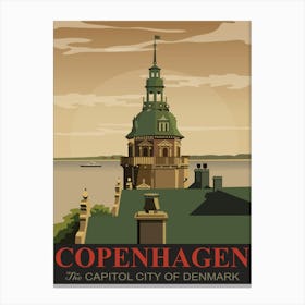 Denmark, Copenhagen Canvas Print