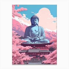 The Great Buddha Of Kamakura Japan Canvas Print