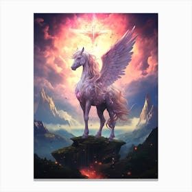 Pegasus Horse Canvas Print