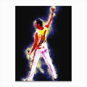 Spirit Of Freddie Mercury Rock On You Canvas Print