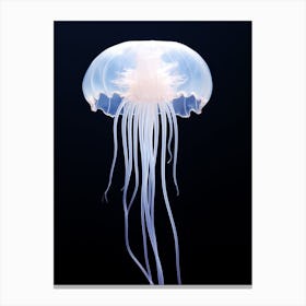 Comb Jellyfish Simple Illustration 3 Canvas Print