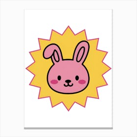 Cute Bunny 6 Canvas Print