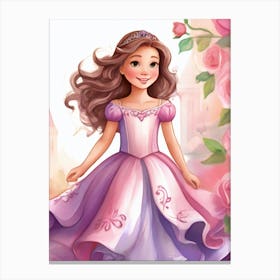 Happy Princess Sophia Canvas Print