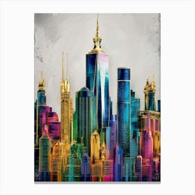 New York City Skyline 2 Canvas Print