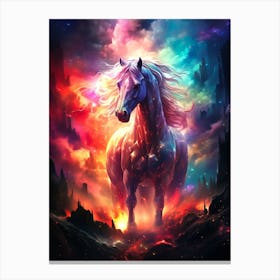 Unicorn In The Sky 1 Canvas Print