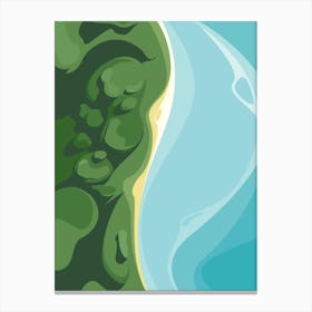 Forest And Ocean Canvas Print