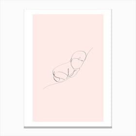 Babe In Arms Kids and Nursery Canvas Print