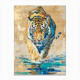 Tiger Running 2 Canvas Print