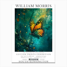 William Morris Exhibition Insects Series 5 Canvas Print