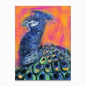 Peacock 1 Canvas Print